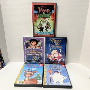 5 Animated Christmas Classic DVD's -- Fun for the Whole Family